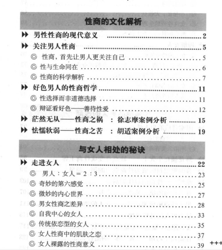 《性商.男人篇》目录 1