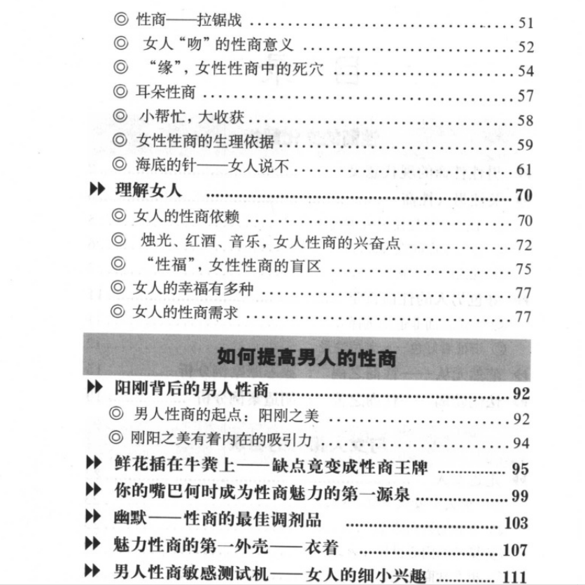 《性商.男人篇》目录 2